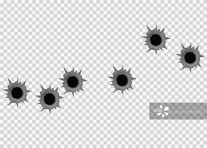 逼真的弹孔图片素材