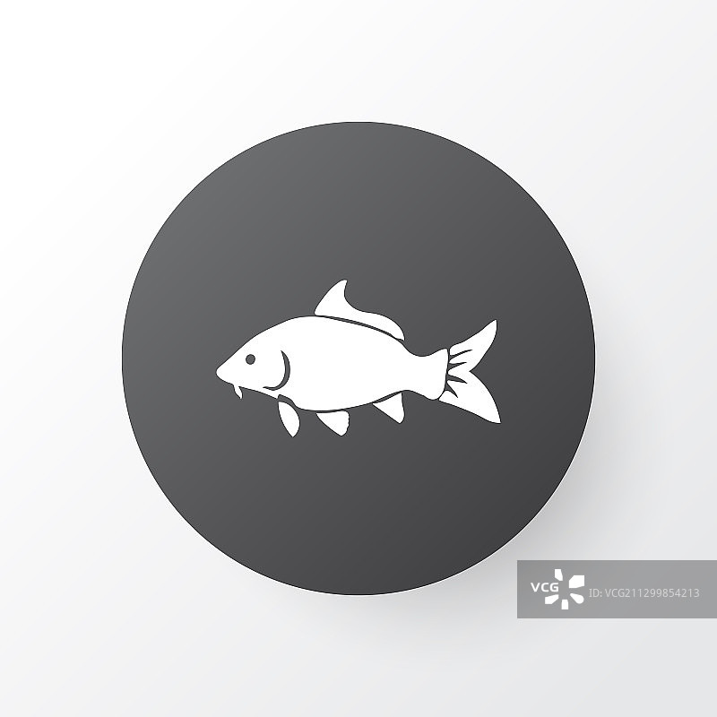 鲤鱼图标符号（优质单品：黑线鳕鱼）图片素材