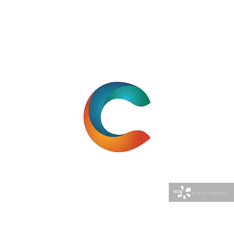 字母C标志设计模板图片素材