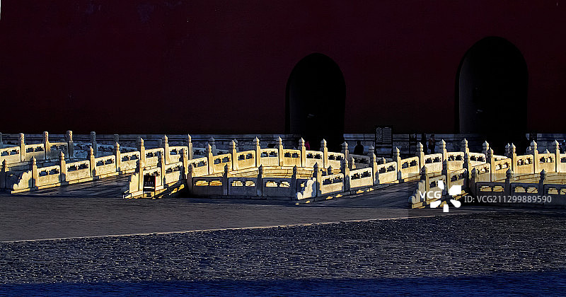 故宫里的内金水桥图片素材