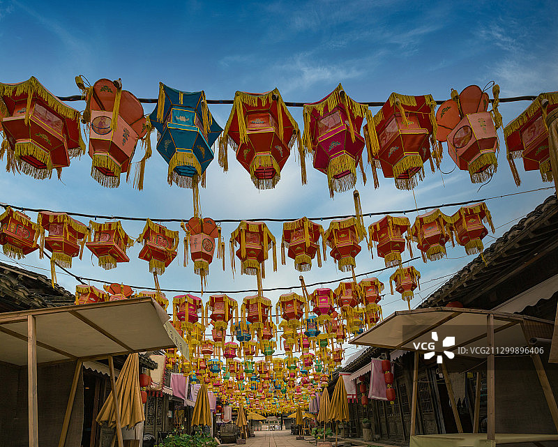 江苏镇江+句容宝华山千华古村图片素材