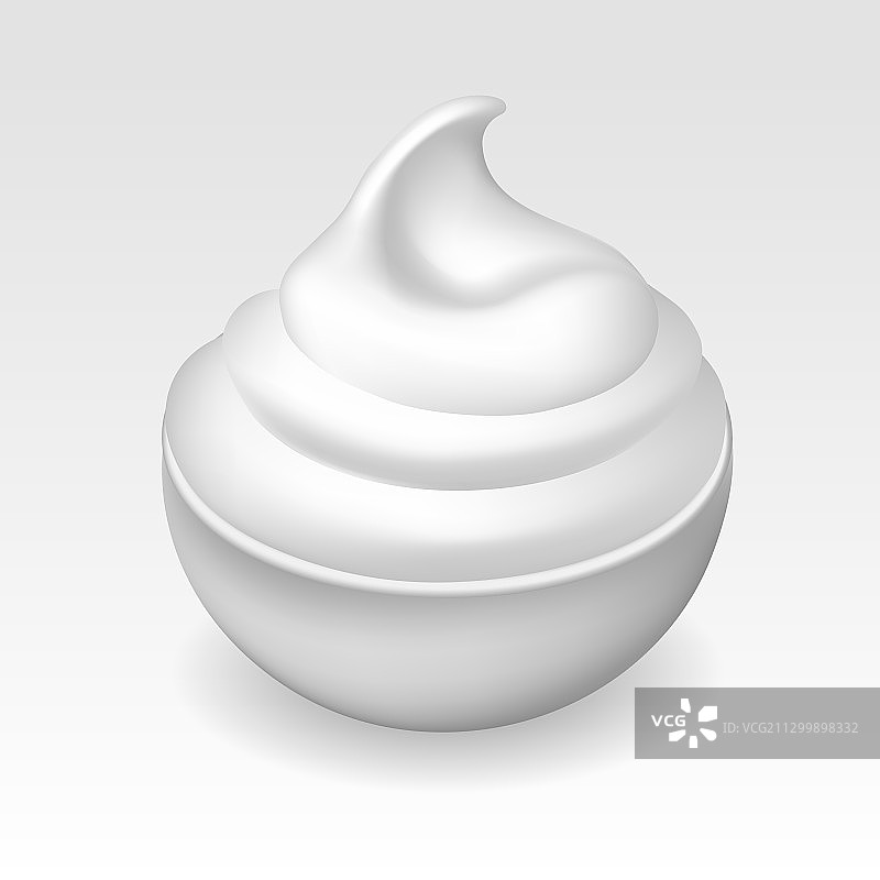 芝士奶油碗图片素材