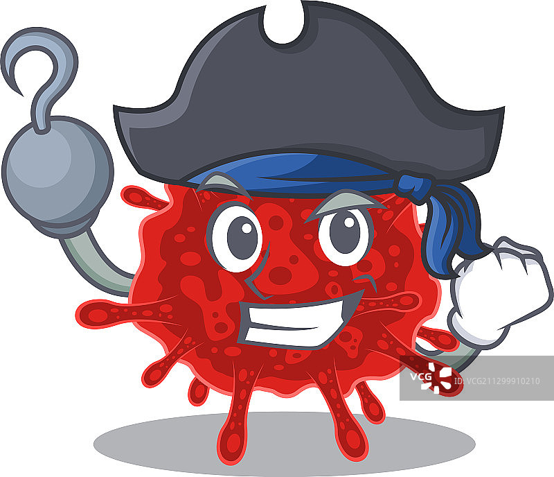 手持buldecovirus、戴帽子的酷炫海盗图片素材