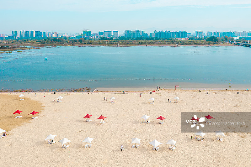 汝州沙滩公园图片素材