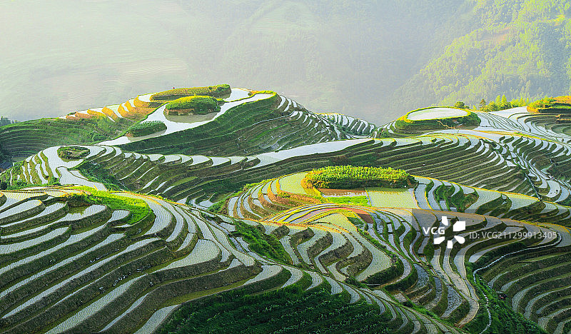 广西桂林龙胜梯田龙脊梯田图片素材