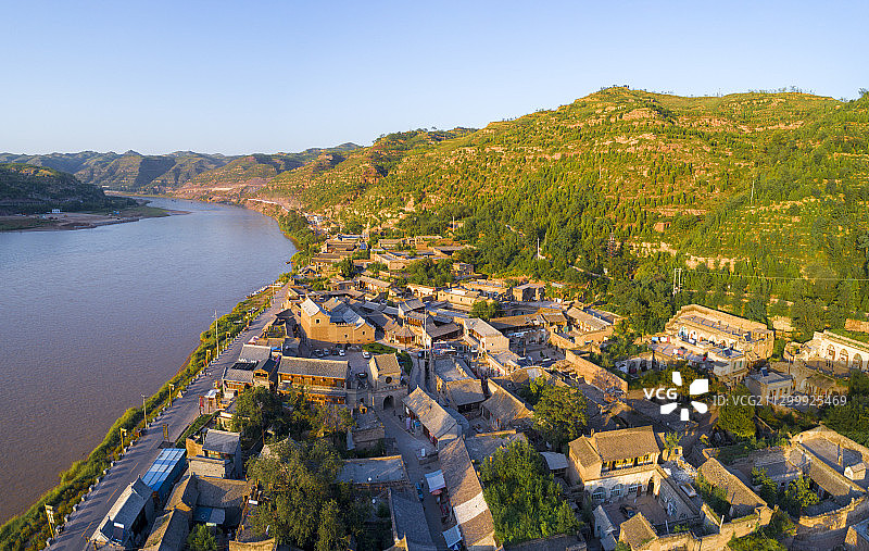 山西碛口古镇图片素材