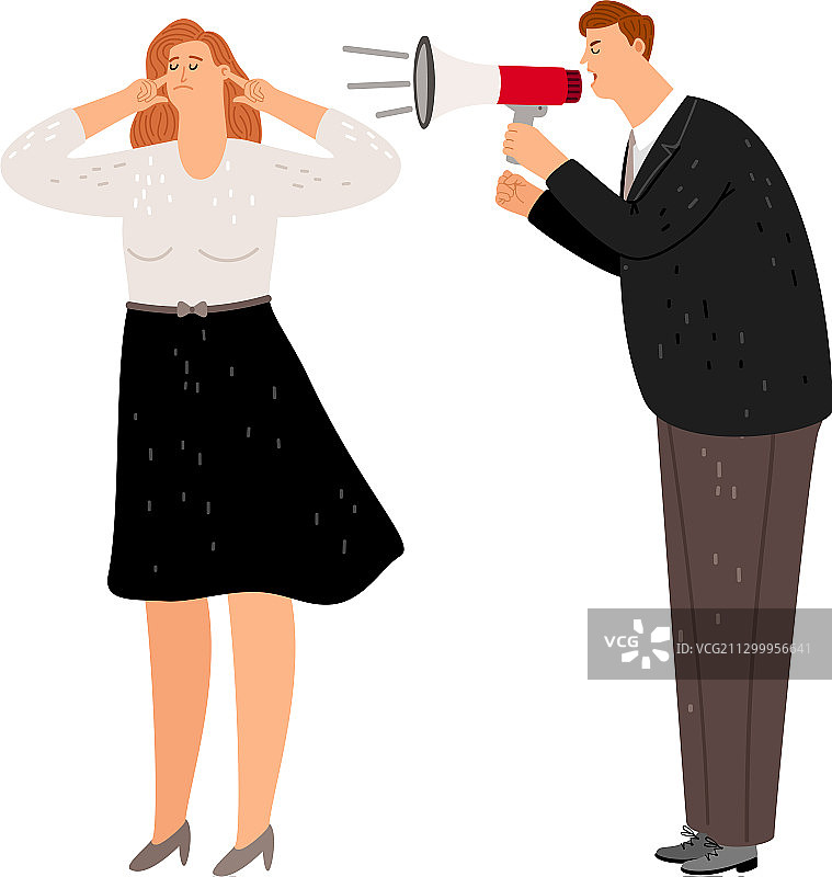 尖叫的经理图片素材