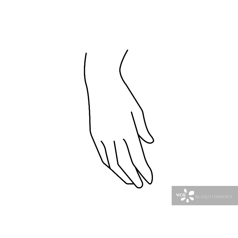 男人手抓握隐形物品图片素材