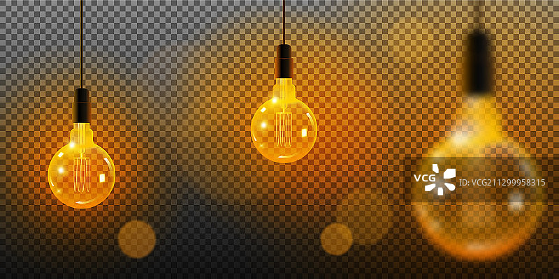 逼真阁楼风格吊灯图片素材