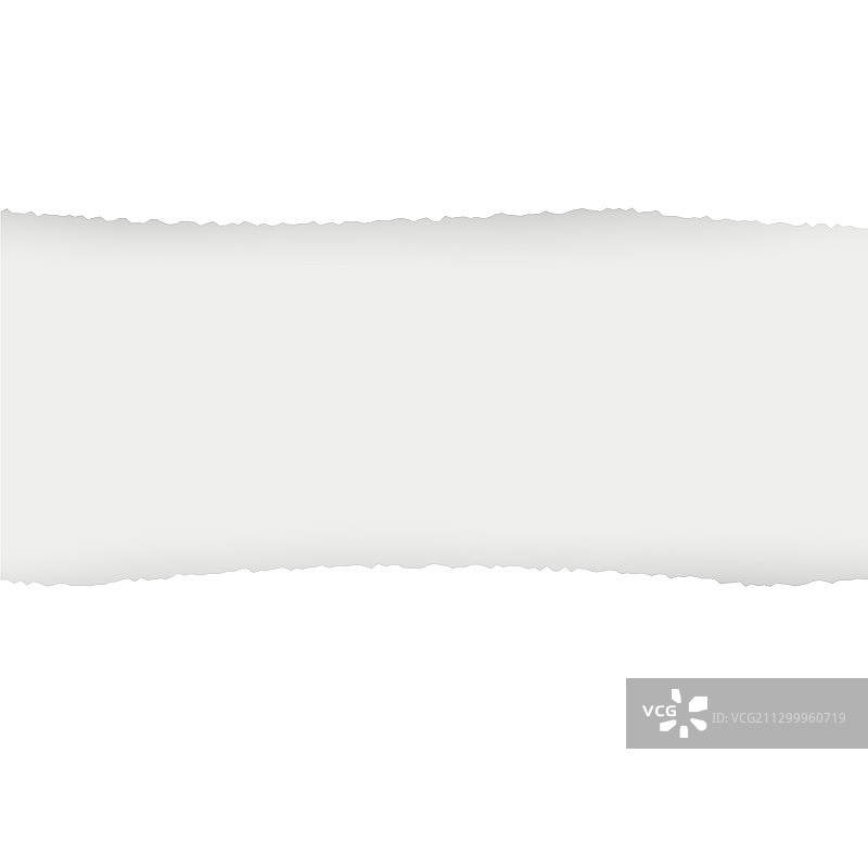 水平撕裂纸边纸张粗糙纹理图片素材