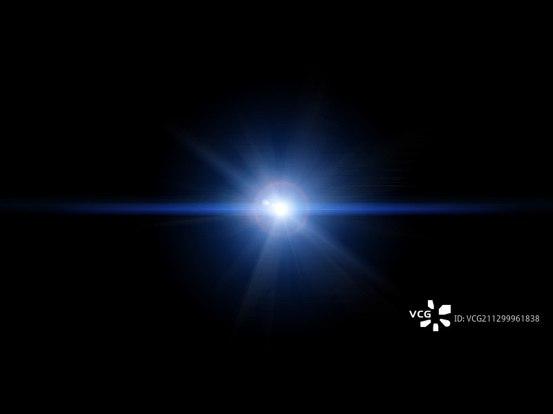 灯光科技光效镜头光晕黑色背景素材图光束闪烁发光放射闪亮炫光图片素材