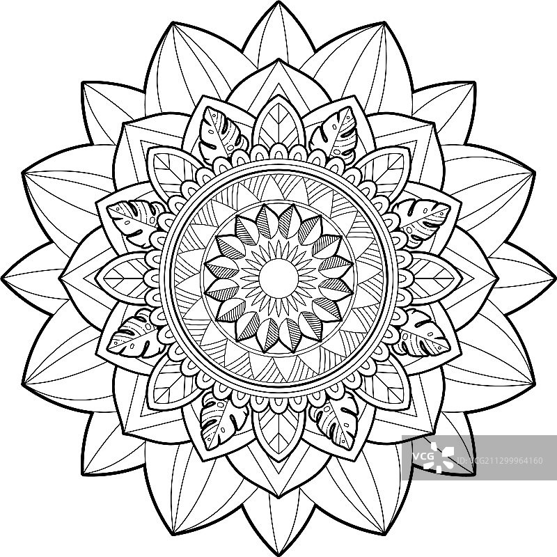 曼陀罗涂鸦 - 2图片素材