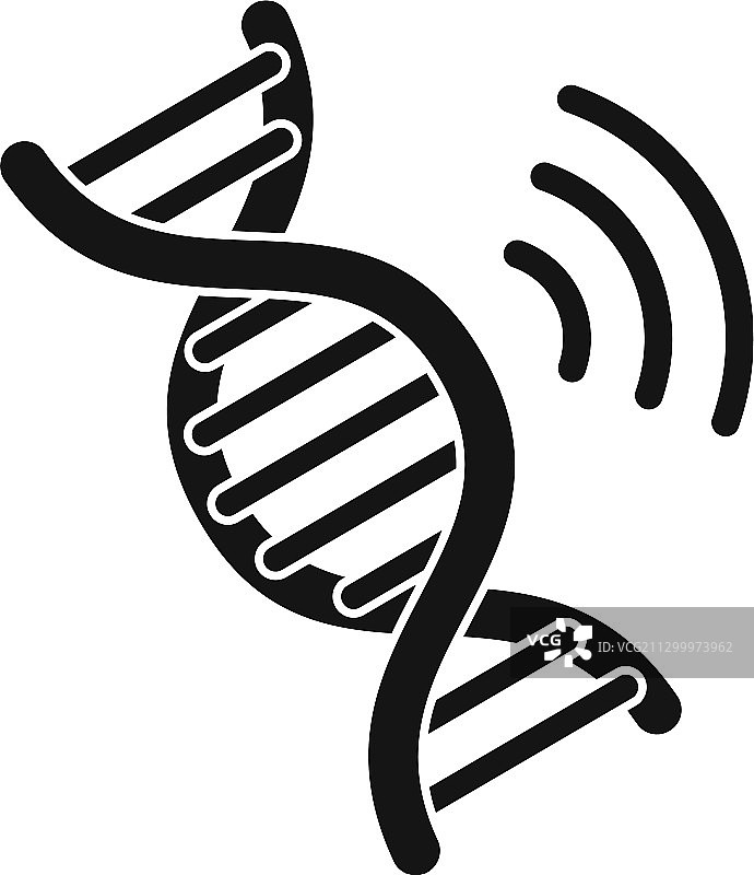 DNA验证简约图标图片素材