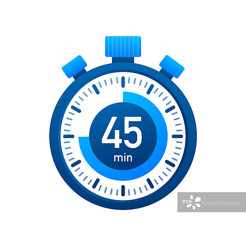 45分钟秒表图标图片素材