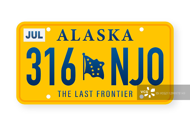 美式复古阿拉斯加数字图片素材