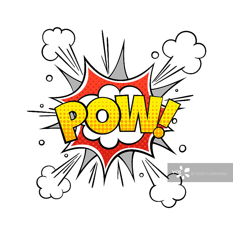 漫画爆炸文字复古漫画文本图片素材