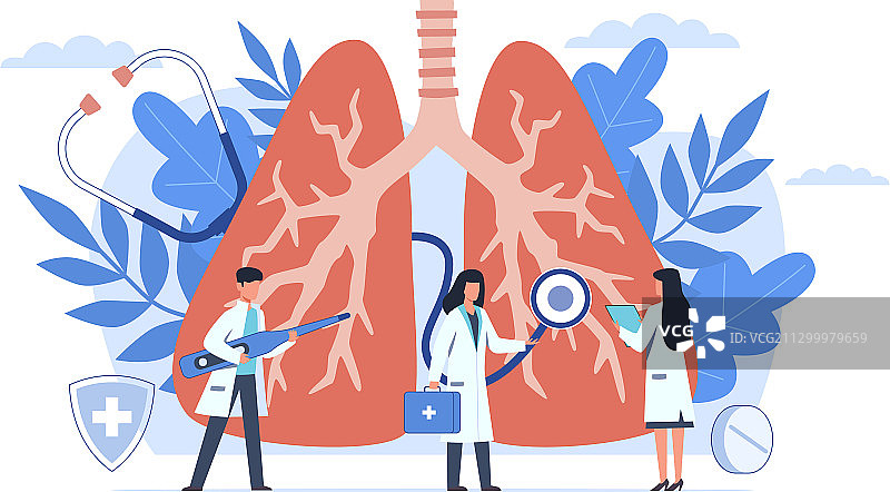肺科呼吸系统检查图片素材