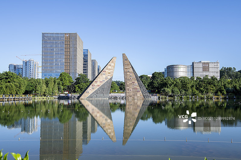 中国广州科学城科学广场图片素材