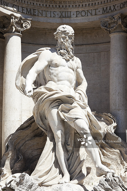 意大利罗马海神波塞冬图片素材