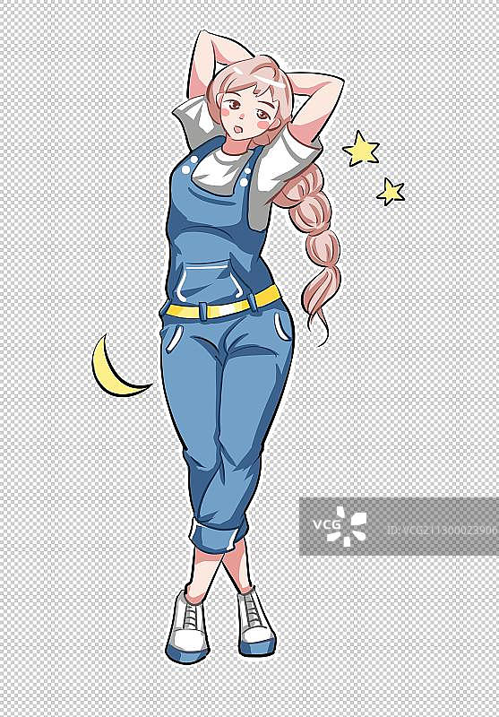 卡通女孩图片素材