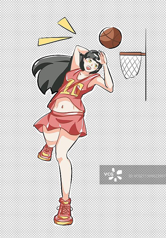 卡通女孩图片素材