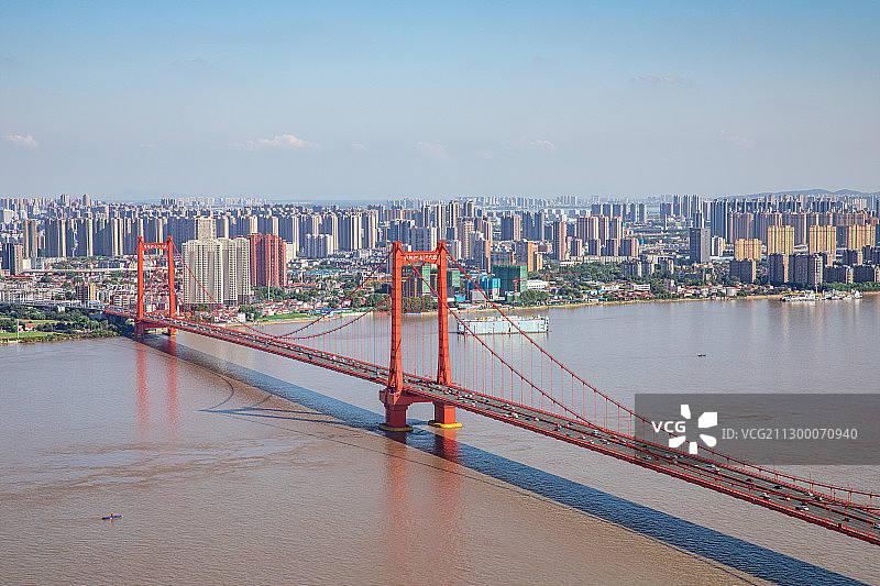 武汉鹦鹉洲长江大桥图片素材