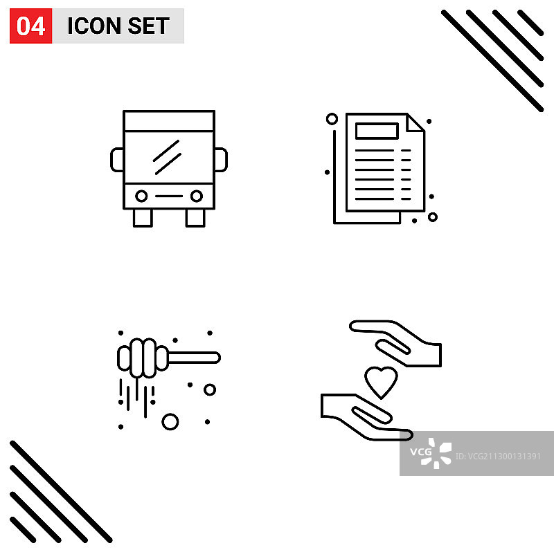 现代设置4填充线平色和图片素材