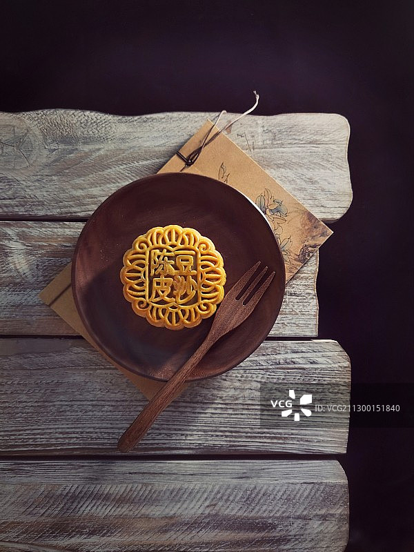 老式月饼，悠远传承图片素材