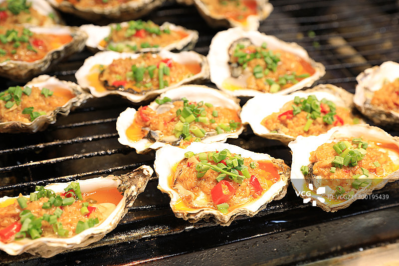 烧烤生蚝图片素材