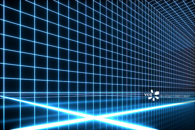 3D科技空间广场图片素材