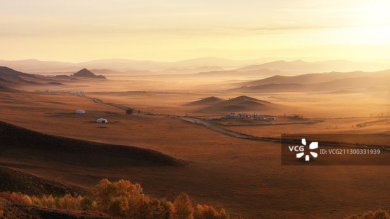 金色草原图片素材