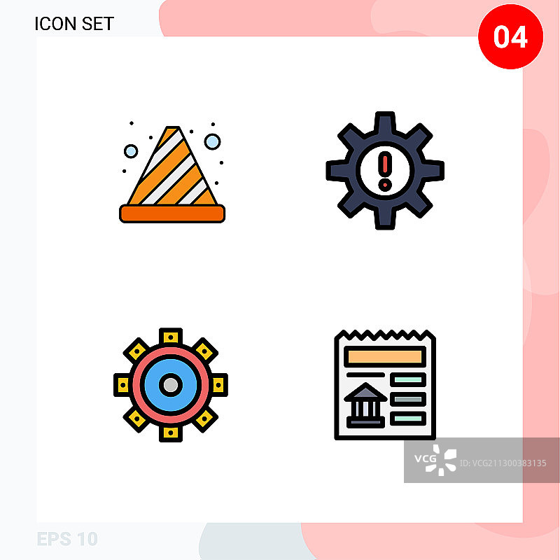 4 .用户界面填充线平色包的图片素材