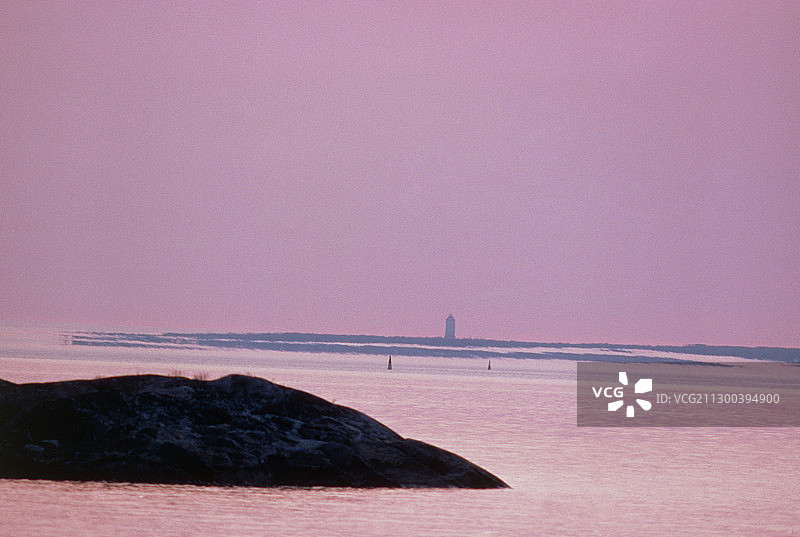 海市蜃楼岛屿的画面图片素材