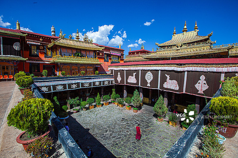 西藏大昭寺图片素材