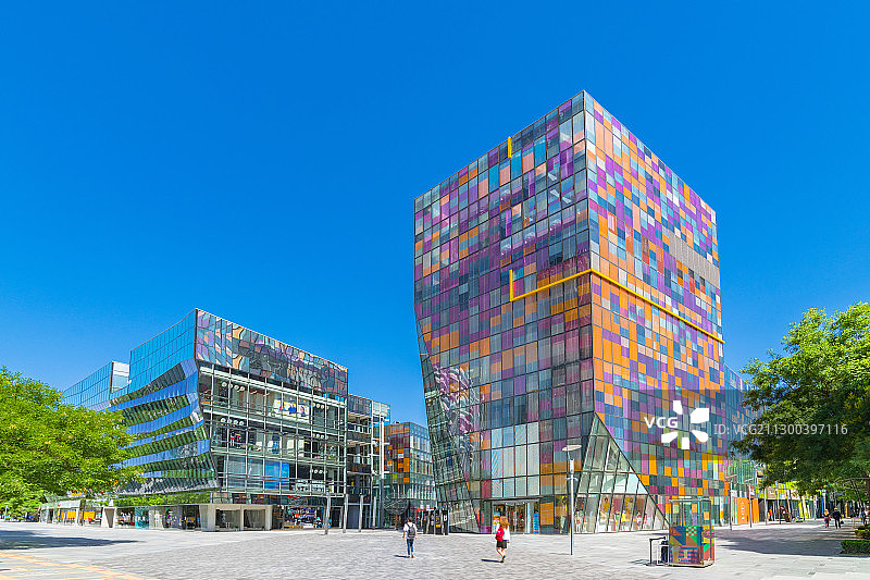 北京三里屯购物街图片素材