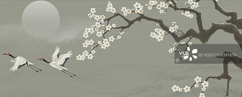 花鸟山水图片素材