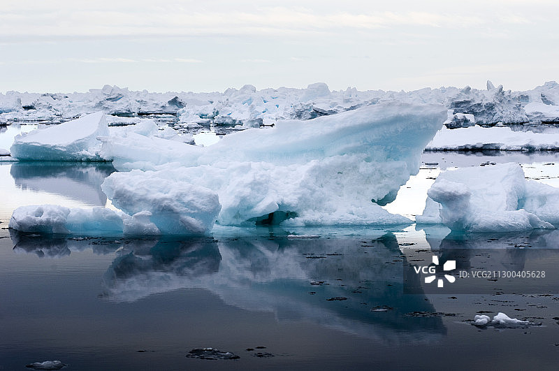 加拿大北极海冰图片素材