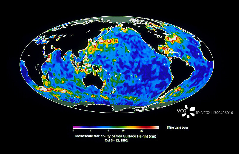 洋流卫星地图图片素材