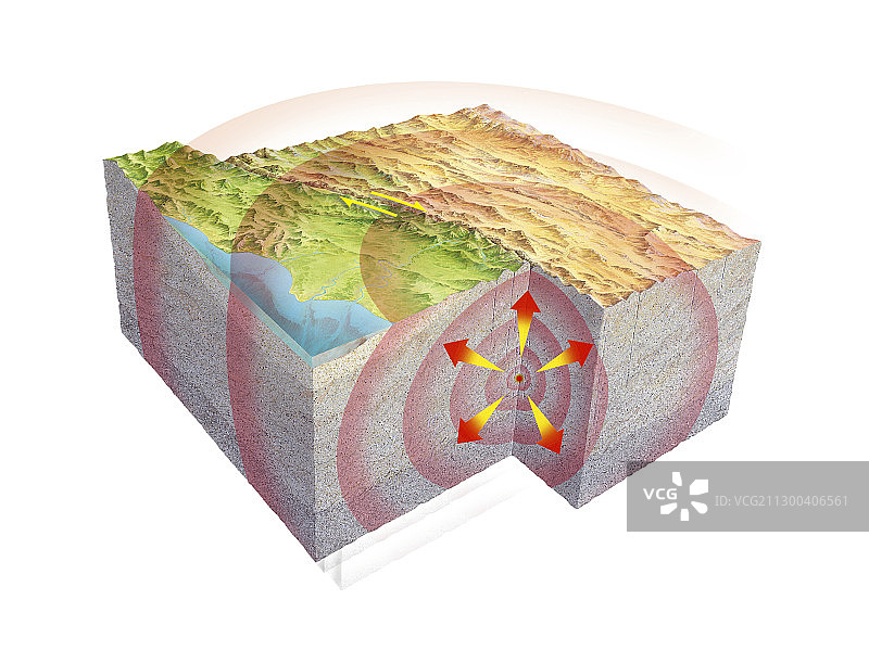 地震波艺术作品图片素材