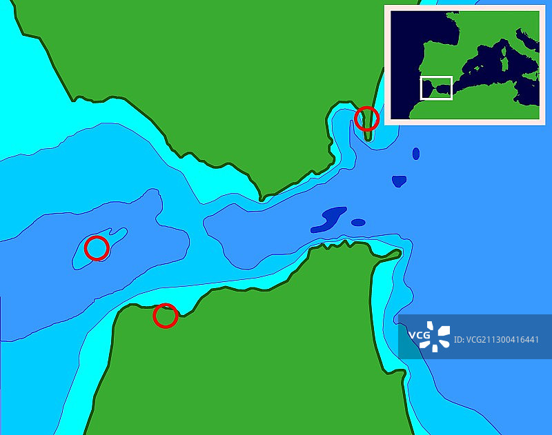 亚特兰蒂斯可能的地点图片素材
