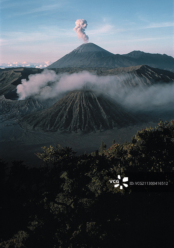 印度尼西亚火山图片素材