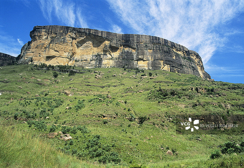 砂岩露头图片素材