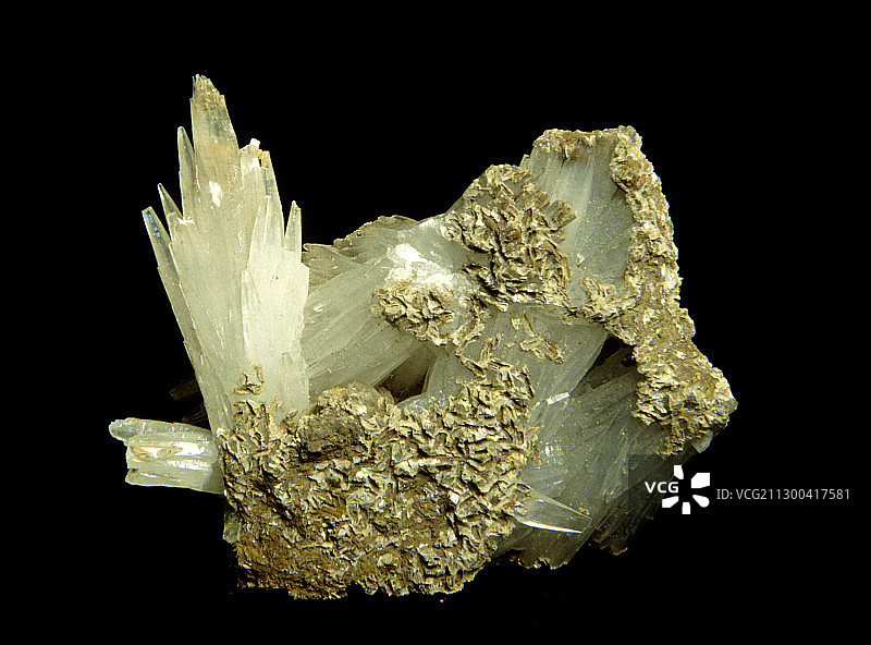 来自英国德文郡的文石晶体图片素材