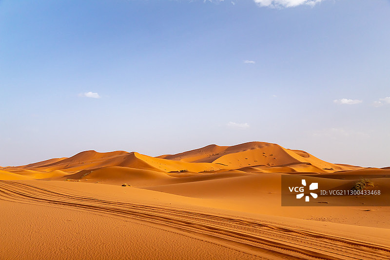摩洛哥Errachidia省的沙漠风光图片素材