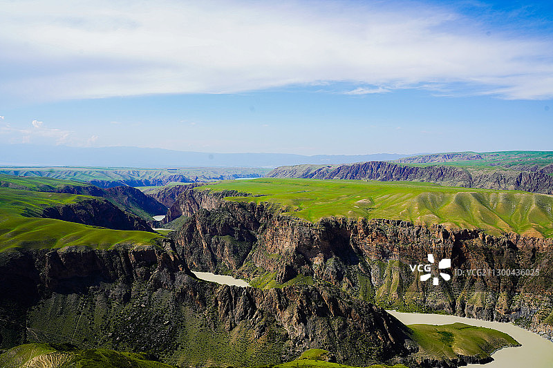 新疆伊犁阔克苏大峡谷—鳄鱼湾图片素材