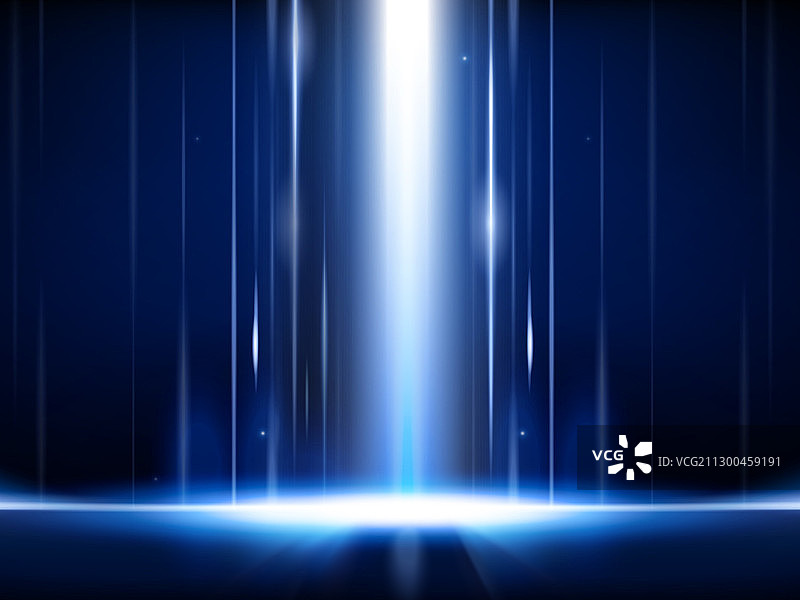 蓝色未来科技光效特效光效背景素材图发光线条形状创新设计图片素材