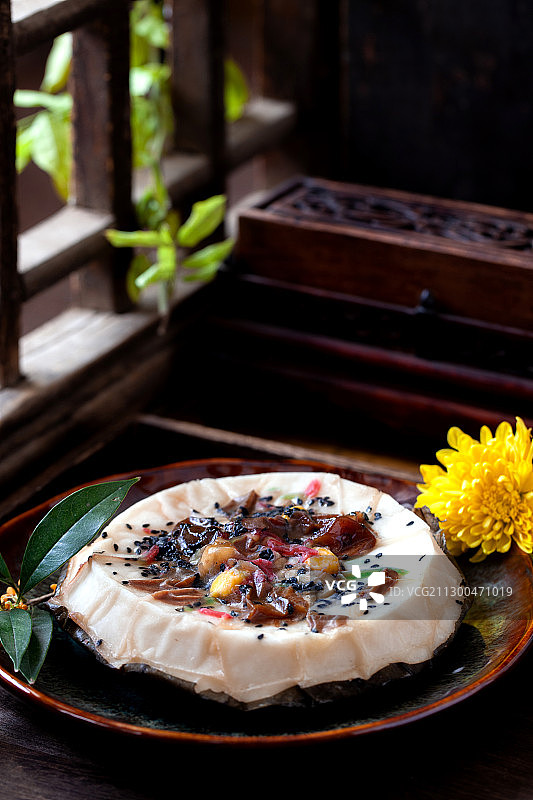 重阳节美食桂花糕重阳糕图片素材