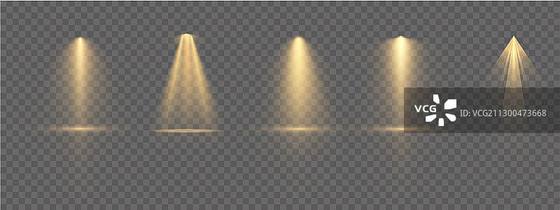 黄色聚光灯照耀光线素材图片图片素材