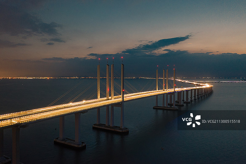 青岛胶州湾跨海大桥图片素材