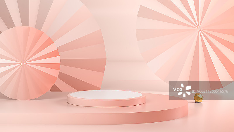 3D现代简约中国风展示背景图片素材